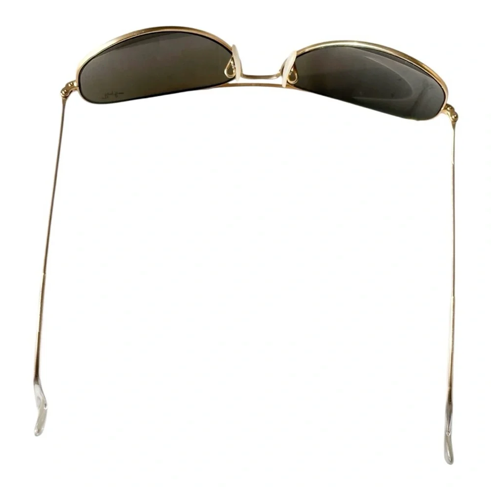 Ray-Ban RB3025 112/19 Aviator Metal Gold Frame Flash Green Mirror Sunglasses 58m